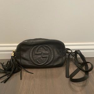 Authentic Gucci Soho Black Disco Bag